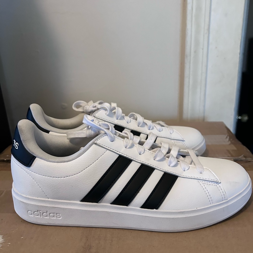 Adidas White and Black Sneakers